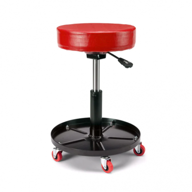 ADJUSTABLE ROLLER SEAT WITH TOOL TRAY
