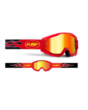 FMF POWERCORE YOUTH GOGGLE CORE RED RED