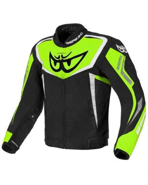 BERIK 2.0 TECHNICAL FABRIC MOTORCYCLE JACKET FLO YELLOW