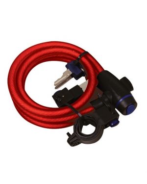 Oxford Cable Lock Red OF249