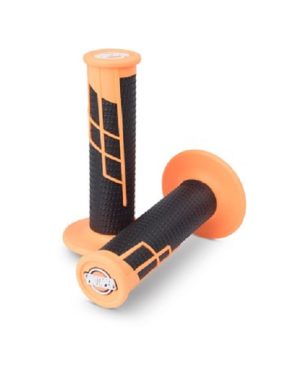 PROTAPER CLIP ON GRIP WAFFLE NEON ORANGE.BLACK