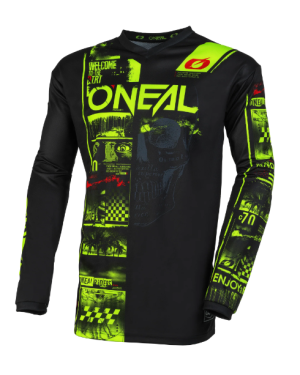 O'NEAL ELEMENT ATTACK V.23 JERSEY BLACK YELLOW