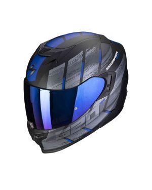 SCORPION EXO-520 EVO AIR MAHA HELMET BLACK BLUE