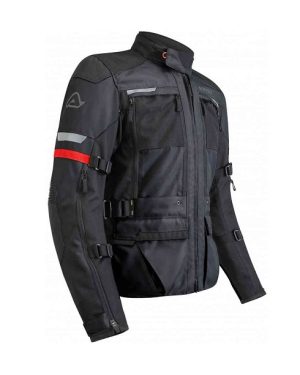 ACERBIS X-TOUR MOTORCYCLE TEXTILE JACKET BLACK