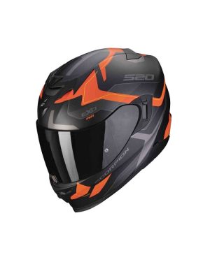 SCORPION EXO-520 EVO AIR ELAN HELMET BLACK ORANGE