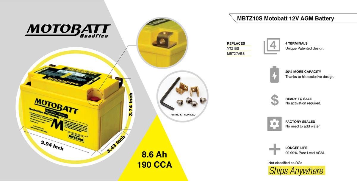 MBTZ10S MOTOBATT 12V AGM BATTERY2