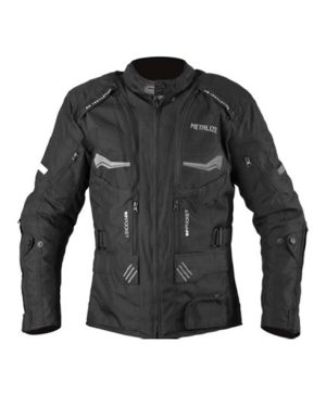 METALIZE 449 SLIM FIT JACKET BLACK