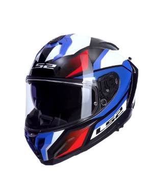 LS2 FF817 CHALLENGER II HELMET VIPER WHITE BLUE RED