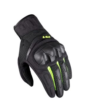LS2 KUBRA GLOVE ANTHRACITE YELLOW
