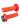 ODI HALF-WAFFLE MX V2 LOCK-ON GRIPS ORANGE