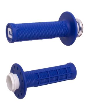 ODI MICRO-X HALF-WAFFLE V2 LOCK-ON GRIPS BLUE