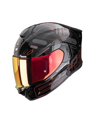 SCORPION EXO-530 FOND BLACK RED