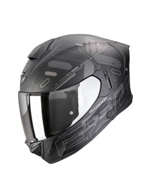 SCORPION EXO-530 FOND BLACK SILVER